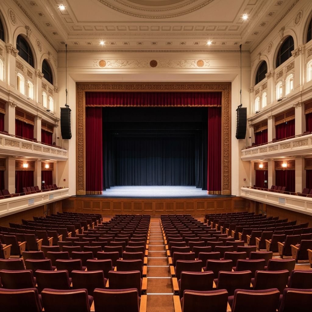 대형 공연장 무대막 시공